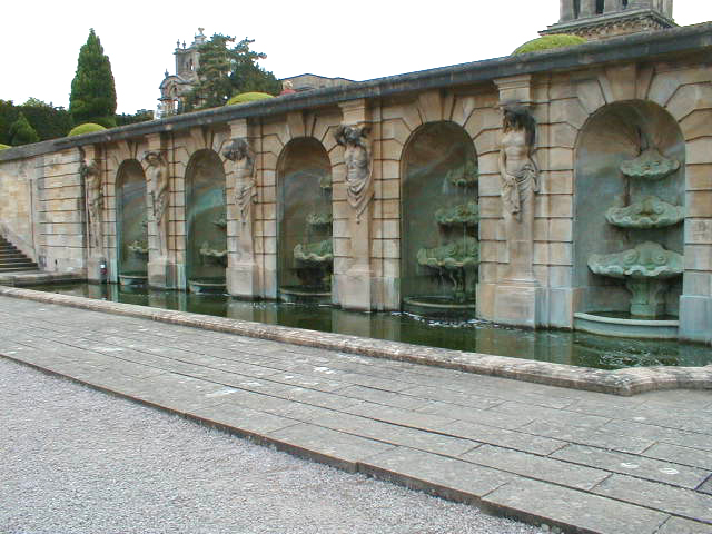 Jardins d'eau à Blenheim Park