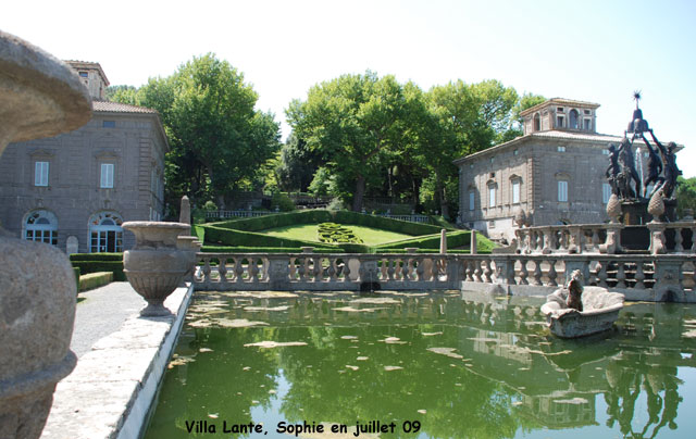 Vila Lante: perspective d'eau